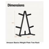 Amazon Basics 2' Weight Plate Tree Rack