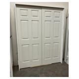 64' x 80' MDF Hollow-Core Interior French Door