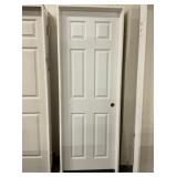 28' x 80' LH MDF 6-Panel Interior Door