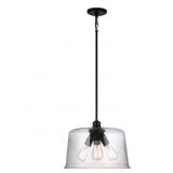 DSI Lighting 3-Bulb Pendant in Matte Black x 2