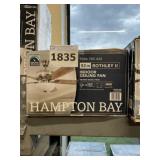 Hampton Bay 52' Indoor Ceiling Fan in Nickel