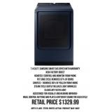 7.4 Cu.Ft. Samsung Smart Gas Dryer With Warranty