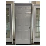 32' x 80' LH Steel 6-Panel Exterior Door