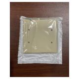 Leviton® 25Pk Ivory 2-Gang Blank Wall Plates x 2