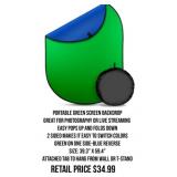 Portable Green Screen Backdrop