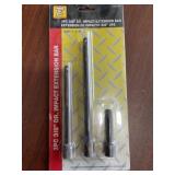3Pc 3/8'DR Impact Extension Bar Kit