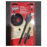1' Wood Door Lock Installation Kit