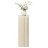 31'H Cardboard Flowers Stand in White