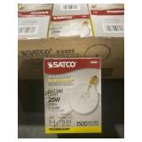 Box of (25) Satco® Candelabra Base Globe Bulbs