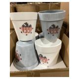 (2) Cases of Large Ceramic National Planters