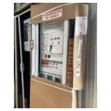 Andersen Retractable Screen Door Display in White