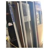 Andersen Retractable Screen Door Display in White