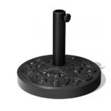 45lb Weighted Umbrella Stand in Black