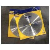 Irwin 10' 180T Saw Blade x2
