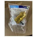 Bag of Leviton Standard Brass Lamp Holders