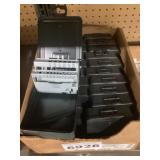 Box Of 20 Ct. Empty Drill Bit Cases