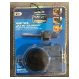 Century 4 Pc. Wood Door Lock Installation Kit