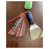 Mixed Lot of Magnetic Pick-Up Tools & Scraper