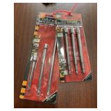 Mixed Lot of Nutsetter/Extension Bit Set x 2Pcs
