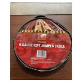 8GA 12' Jumper Cables x 2Pcs
