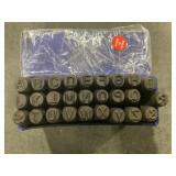1/4' Letter Stamps