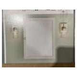 20' x 26' Mirrored Medicine Cabinet in White