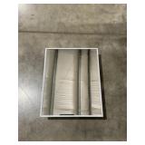 20' x 16' Mirrored Medicine Cabinet in White