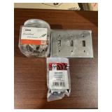 Mixed Lot of Wall Plates, Connectors and More