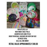 Paper Plates Lot