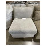 Armless Single Seat Chair in Collin Gray