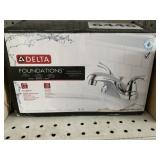 Delta Two Handle Bath Faucet in Polished Chrome