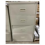 30' 4-Drawer Lateral File Cabinet in Putty