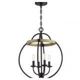 Quoizel® Sandgate 4-Light Pendant in Matte Black