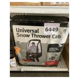 Universal Snow Thrower Cab