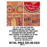 18' x 30' Coir Welcome Mat x 4