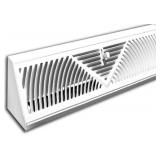 Truaire 24' Floor Diffuser in White