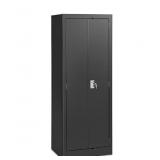 Uline 24' x 66' Slim Storage Cabinet in Black