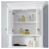 Moorpark Bathroom Storage Wall Cabinet in White