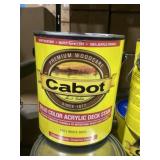 (3) Gallons Cabot® White Base Acrylic Deck Stains