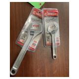 Adjustable Crescent Wrenches x 2Pcs