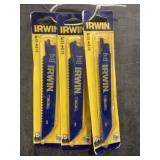 5 Pc. 6' x 6TPI Reciprocating Saw Blades x3