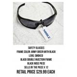 Safety Glasses x 12