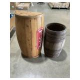 Mixed Lot of Barrel Planters for One Money