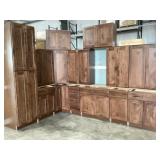 15pc. Silvercreek Rustic Hickory 42' Kitchen
