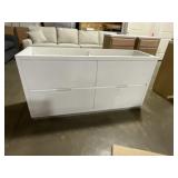 59' x 19' Vanity Base in White