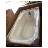 54' x 30' Designer Solo White Drop In Tub