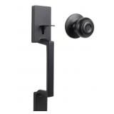 Defiant® Entry Door Handle in Matte Black