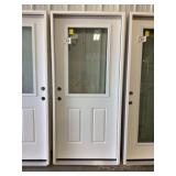 36' x 80' RH Steel High-View Exterior Door