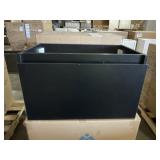 32' x 21' Wall Mount Vanity Base in Black