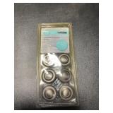 10ct. Harmon Collection Knobs in Silver x 5pks